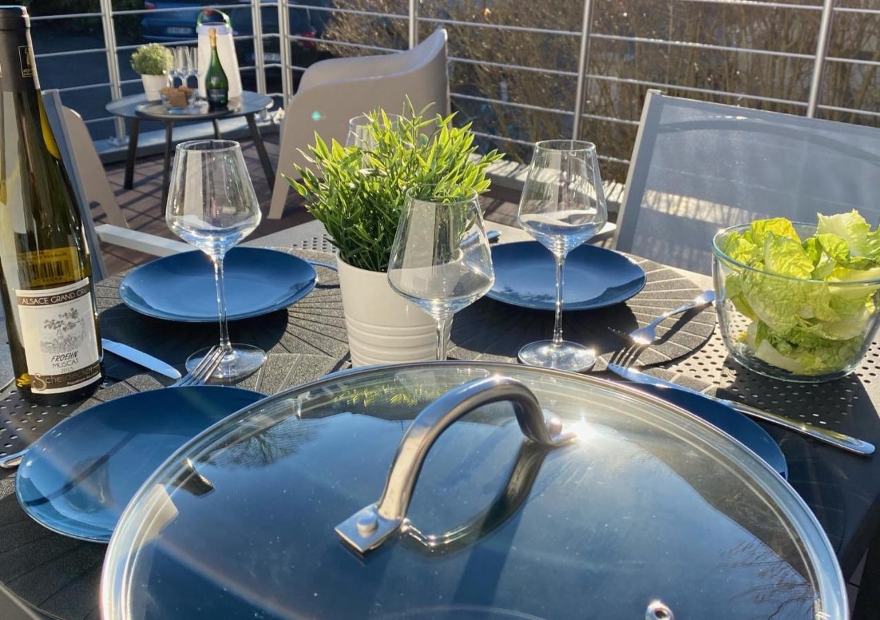 Duplex Le 12 - Appartement Avec Terrasse Dans Le Vignoble - 5 Mn Du Centre De Colmar Wettolsheim Екстериор снимка